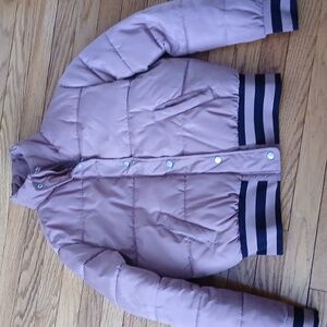 Ci Sono Short Mauve Puffer Jacket ■ Size S